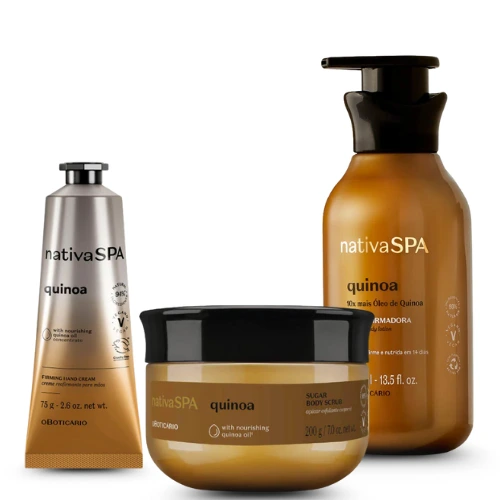 Kit Nativa SPA Quinoa o Boticário (3 Produtos)