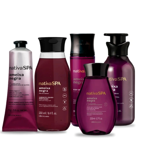 Kit Nativa SPA Ameixa Negra O Boticário (5 Produtos)