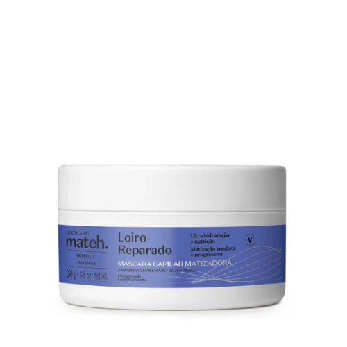 Máscara Matizadora Match Loiro Reparado, 300ml
