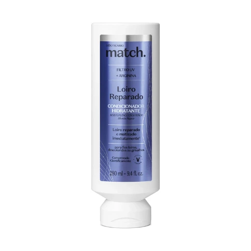 Condicionador Hidratante Match Loiro Reparado, 280ml
