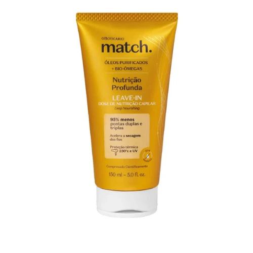 O Boticário Leave-in Match Nutrição Profunda, 150ml